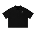 Vintage Wash Waffle Boxy Polo Shirt Sommerkollektion