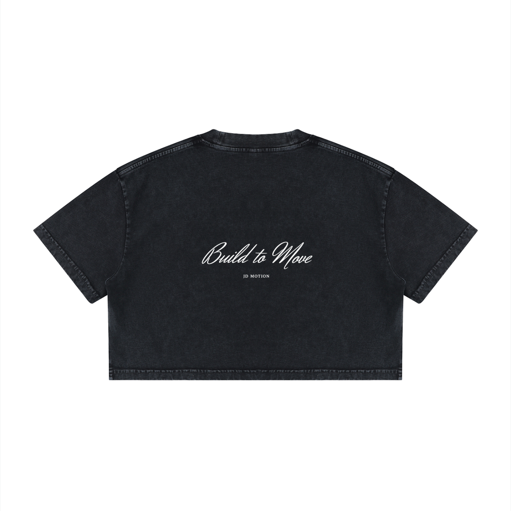 Frauen Cotton Crop T-Shirt