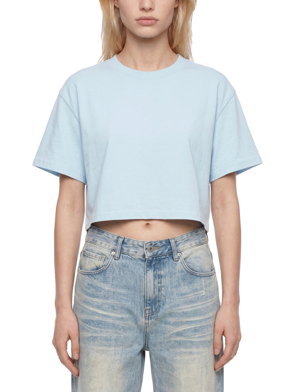 Frauen Cotton Crop T-Shirt
