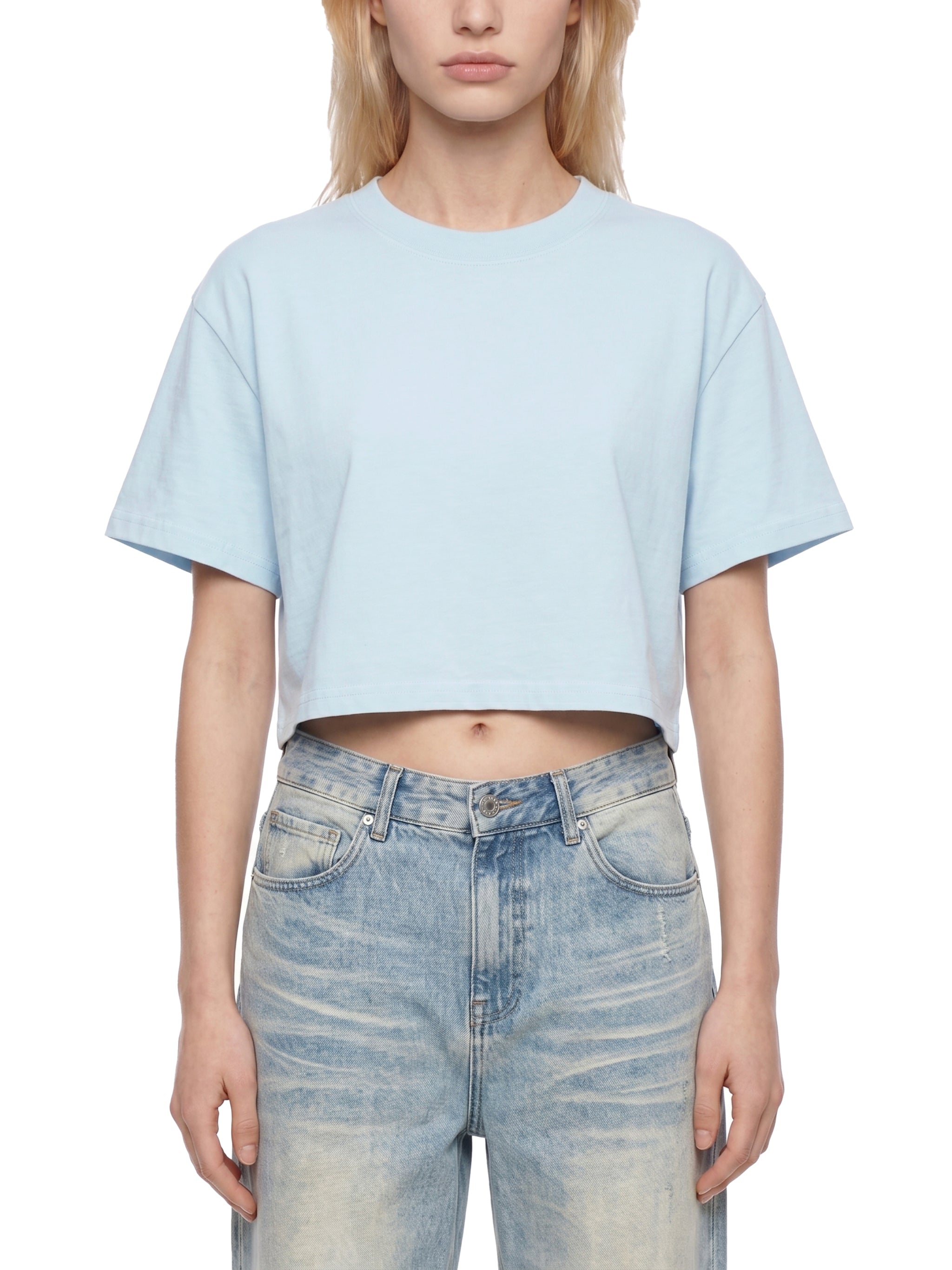 Frauen Cotton Crop T-Shirt